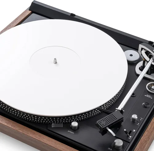 Vista 7 de Break Tradition Tapete acrílico para tocadiscos – Accesorios de discos de vinilo para tocadiscos LP – Alfombrilla giratoria premium para reducir