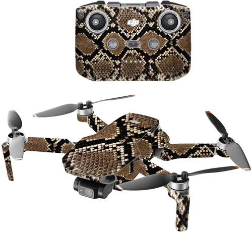 Vista 12 de MightySkins - Compatible con DJI Mini 2 Dron portátil - Black Zebra Funda protectora de vinilo duradera y única Fácil de aplicar, quitar
