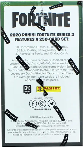 Vista 2 de Caja de cartas coleccionables Fortnite Series 2 (Panini 2020)