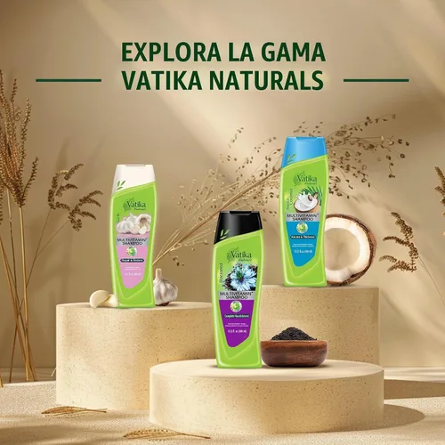 Vista 7 de Dabur Champú Proteína Huevo Vatika 13.5 fl oz