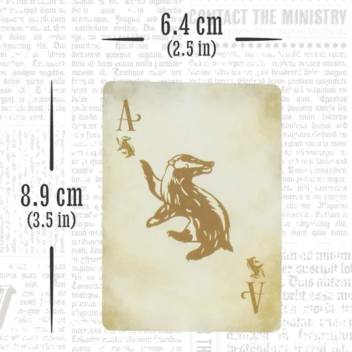 Vista 4 de Paladone Cartas de Harry Potter con símbolos de la casa de Hogwarts
