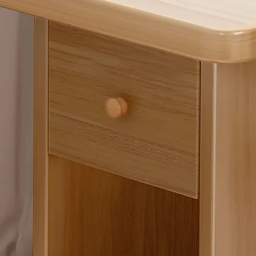 Vista 8 de Escritorio reversible para computadora, escritorio de madera en Natural