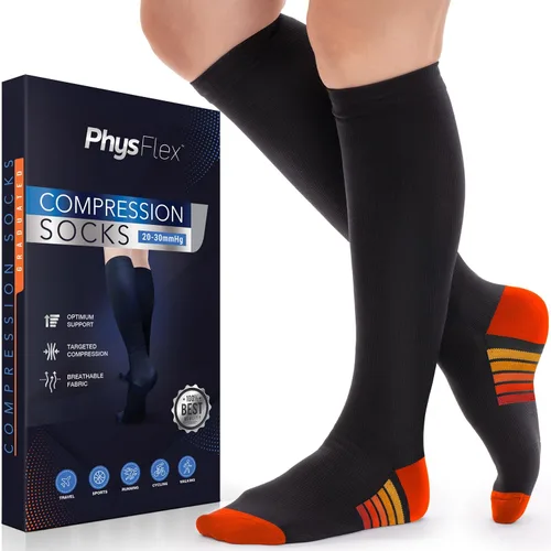 Vista 11 de Compression Socks for Women & Men 20-30 mmHg – Circulation Support for Nurses, Travel, Flight, Running & Everyday Wear