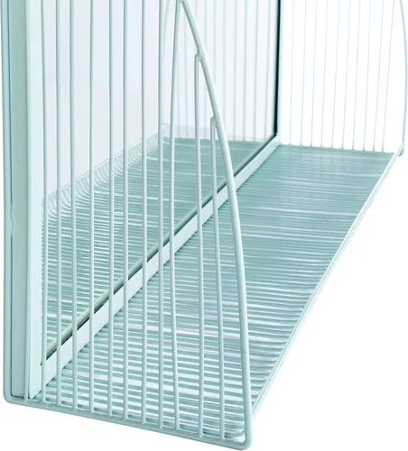 Vista 2 de SAFAVIEH Home Collection Henly - Espejo de pie rectangular horizontal gris de 36 pulgadas