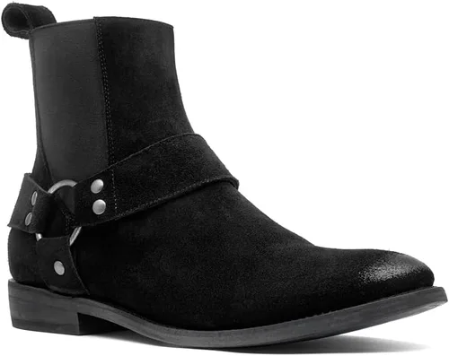 Vista 2 de Mezcalero Botas Chelsea de gamuza para hombre con elásticos laterales - Sandro