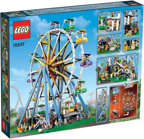 Vista 7 de LEGO Creator Expert 10247 - Juego de construcción de rueda de fortuna