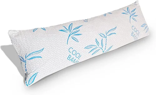 Vista 5 de Paquete de 2 almohadas de rayón de tamaño estándar derivadas de bambú para dormir, almohada de cama ajustable de espuma viscoelástica triturada