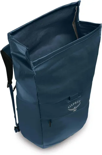 Vista 8 de Osprey Mochila para portátil Transporter con tapa enrollable, color azul Venturi Venturi Azul