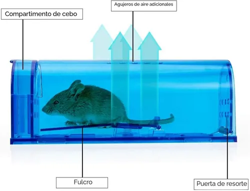 Vista 3 de Trampa para ratones humanitaria Atrapa y suelta trampas para ratones que funcionan Trampa para ratones que no matan para ratones/roedores