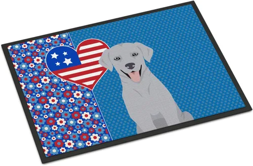 Vista 132 de Caroline's Treasures WDK5119JMAT Airedale Terrier USA - Tapete para interiores o exteriores, 24 x 36 pulgadas, tapete para puerta delantera