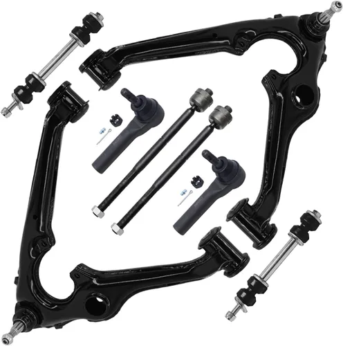 Vista 201 de Detroit Axle - Kit de suspensión frontal de 8 piezas para Chevy Silverado