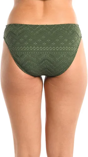 Vista 2 de La Blanca Traje de baño hipster estándar con parte delantera redonda para mujer