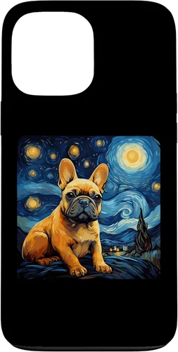 Vista 24 de Van Gogh Dog French Bulldog Case for iPhone 17