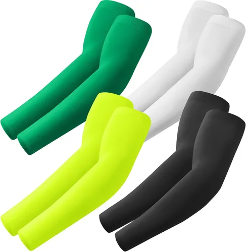 Vista 44 de ROXUN Mangas de brazo, compresión deportiva de protección solar UV refrescante para hombres/mujeres