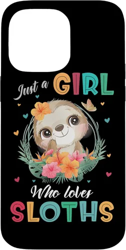Vista 21 de Just a Girl Who Loves Sloths Case for iPhone 17