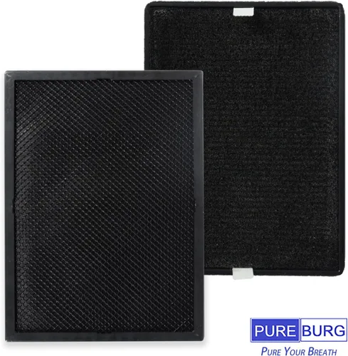 Vista 2 de PUREBURG Filtro de repuesto compatible con LEVOIT LV-H126 purificador de aire piezas de filtro LV-H126-RF, 2 H13 True HEPA y 8 prefiltros de carbón