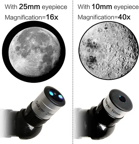 Vista 2 de Gskyer Telescopio, telescopios para adultos, telescopio refractor astronómico AZ de 80 mm para niños, astronomía para adultos, alcance de tecnología