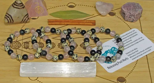 Vista 3 de Enchanted Therapist Reiki Infundido Liberación Pasado Hurts Pulsera, Pulsera de Energía, Regalo Reiki, Pulseras Reiki, Joyas de Reiki, Pulseras