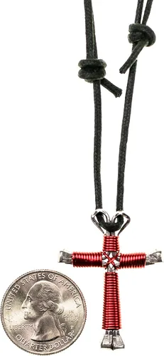Vista 5 de Intercession Collar de cruz de uñas de herradura, Metal, no conocido