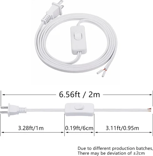 Vista 6 de SinLoon UL-LP - Cable de alimentación de repuesto para lámpara de certificación con interruptor de botón de encendido/apagado, cable de alimentación