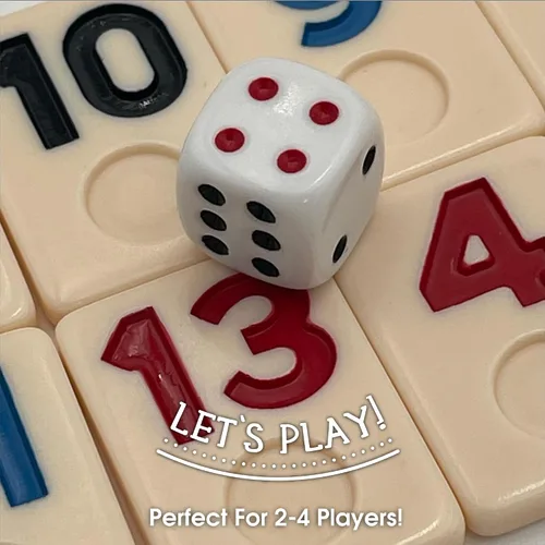 Vista 6 de Rummy de lujo con los estantes de madera en la caja