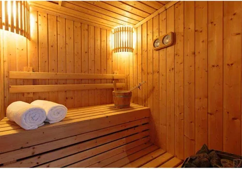 Vista 7 de MIFXIN Termómetro de sauna higrotermógrafo de madera para sauna 2 en 1 doble esfera de humedad interior medición de temperatura higrómetro
