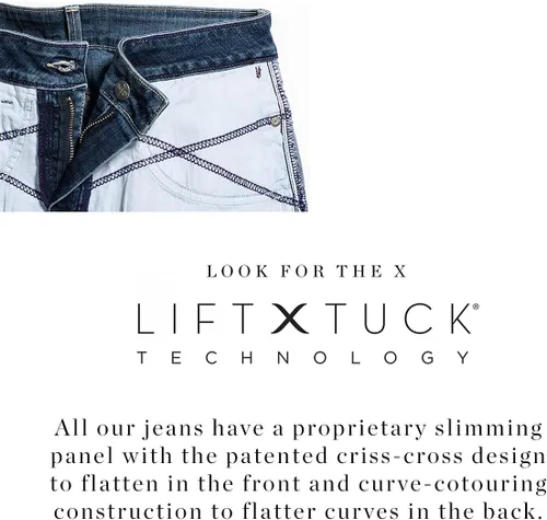 Vista 5 de NYDJ Jeans adelgazantes recortados con puños rectos Marilyn para mujer