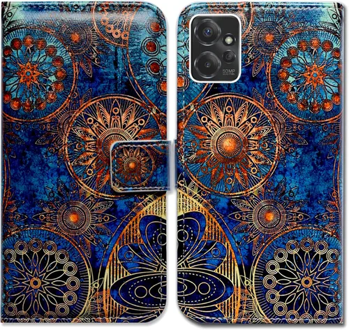 Vista 18 de Bcov Funda para Moto G Power 5G, diseño de pájaro negro y verde con tapa para teléfono con ranura para tarjetas, soporte para Motorola Moto G Power