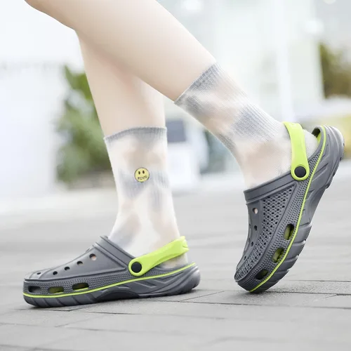 Vista 6 de INMINPIN Zuecos de jardín para hombre y mujer, sandalias de playa para piscina, sandalias de agua con cómoda plantilla de soporte de arco