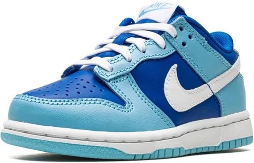 Vista 4 de Nike Preescolar Dunk Low PS DV2635 400 Argon - Talla 135C FlashBlancoArgon