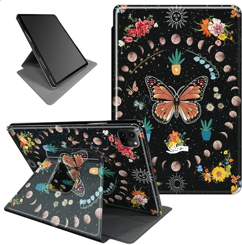 Vista 12 de Funda para iPad mini 6 para iPad mini 6ª generación 8.3 pulgadas 2021 360 grados giratorio soporte ligero protector inteligente cubierta