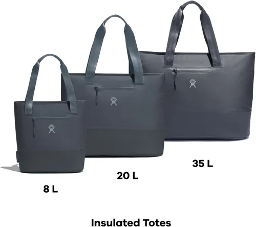 Vista 5 de Hydro Flask Tote - Reusable Cooler Lunch Travel Bag - Waterproof, Insulated, Collapsable, BPA-Free, Non-Toxic