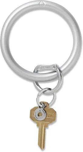 Vista 14 de Oventure Big O Key Ring - Llavero de silicona para mujer con cierre de bloqueo Back In Black