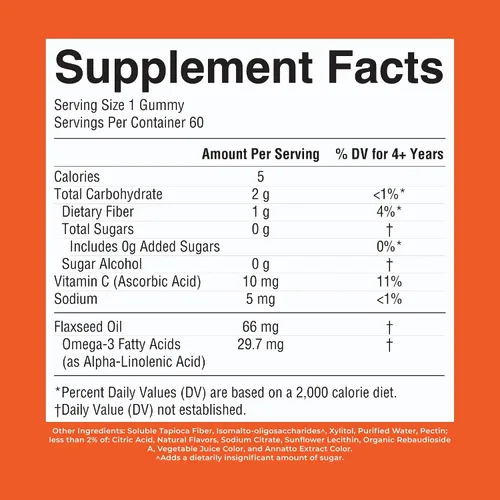 Vista 8 de MaryRuth's - Gomitas veganas Omega 3 para niños a partir de 2 meses Sin azúcar Suplemento Omega 3 con vitamina C, vitamina E, aceite de linaza