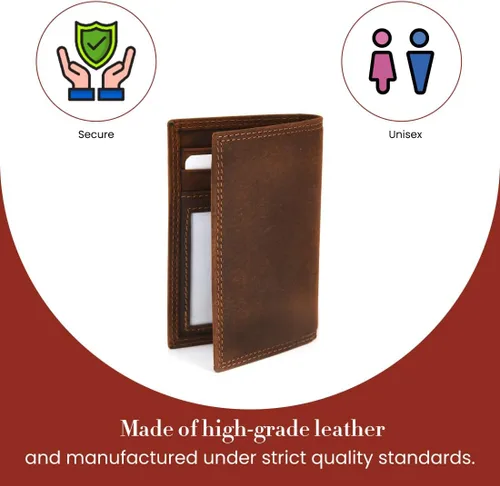 Vista 6 de Style N Craft Estuche plegable para tarjetas de crédito para hombre
