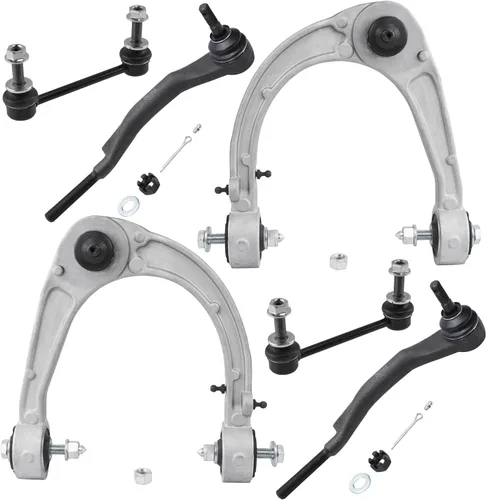 Vista 127 de Detroit Axle - Kit de extremo delantero para Chrysler 300 Dodge Charger 2011-2023 Challenger, 2 Lower Rearward Control Arms 2 Outer Tie Rods 2