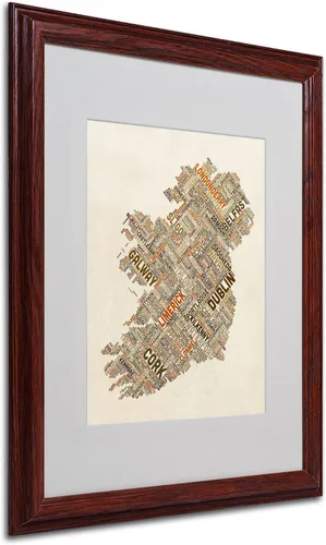 Vista 7 de Trademark Fine Art Ireland III - Arte enmarcado con marco de madera, 11 x 14 pulgadas