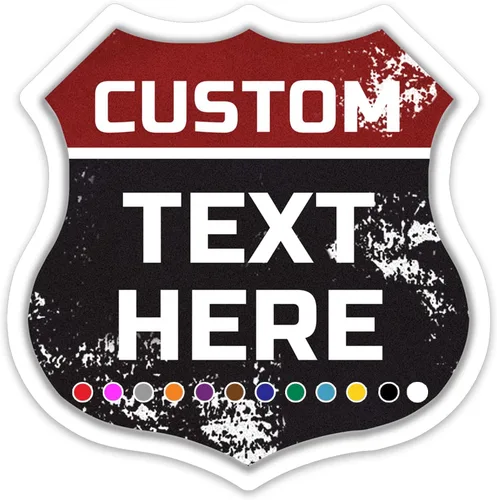 Vista 13 de Letreros de calle personalizados, letreros de camino personalizados con opción reflectante de metal, con dirección de texto para decoración de pared