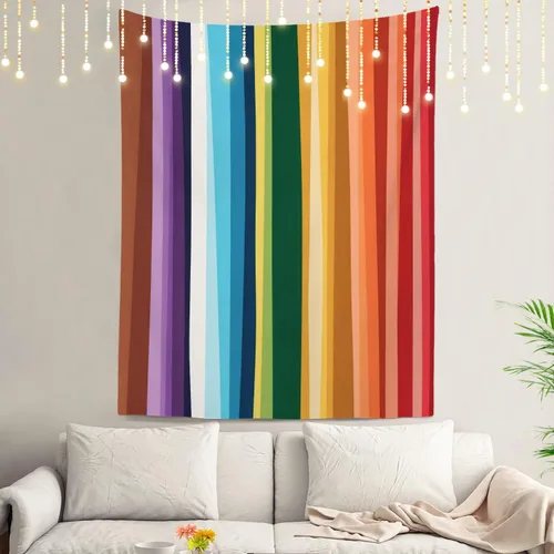 Vista 17 de Shrahala Retro Paint Abstract Tapestry, White Gold Oil Painted Work Rustic Wall Hanging Hd Print Polyester Backdrop For Dorm Room Bedroom 30 X 40 In