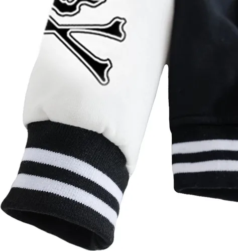Vista 2 de Chaqueta de béisbol Varsity para hombre y mujer, chaquetas de bombardero con letterman, unisex, casual, ropa de calle, abrigos deportivos