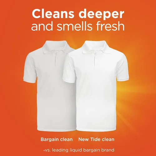 Vista 4 de Tide Detergente Líquido para Ropa, Original, 96 Cargas, 138 Onzas Líquidas
