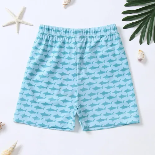 Vista 6 de Traje de baño para niños, traje de playa para bebés, pantalones cortos de 1 a 6 años, de dibujos animados, para bebés, natación, para niños