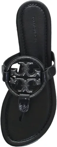 Vista 7 de Tory Burch Pantuflas Miller Pave para mujer, color negro perfecto, 6