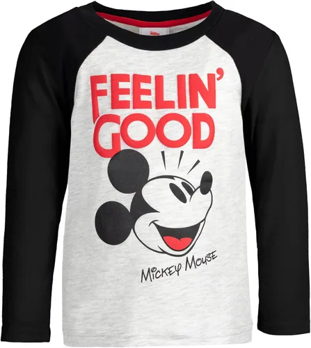 Vista 3 de Disney Paquete de 2 camisetas de Mickey Mouse para bebés y niños grandes