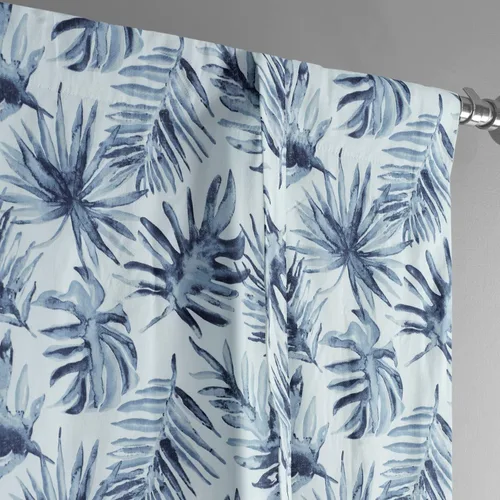 Vista 5 de HPD Half Price Drapes PRCT-TUD211A-63 - Cortinas de algodón estampado para oscurecer la habitación, cortina enrollable de globo para sala de estar