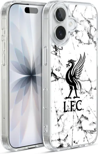 Vista 110 de Oficial LIVERPOOL Football Club 2017/18 Mármol Soft Gel Case para iPhone de Apple 7 Plus/8 PLUS Escudo negro.