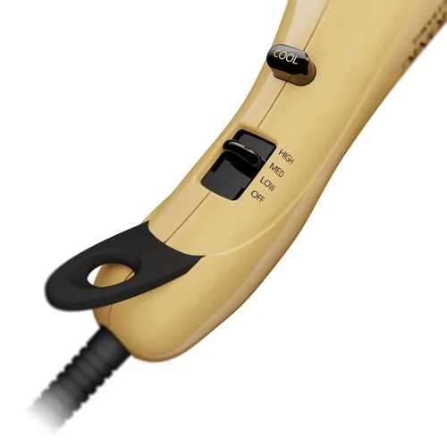 Vista 3 de Andis 82125 - Secador de pelo iónico de cerámica turmalina de 1875 W, secador de pelo con tecnología iónica sin encrespamiento, sin daños por calor