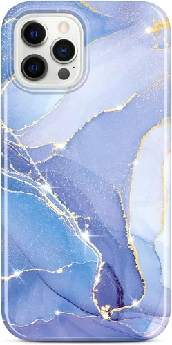 Vista 15 de Compatible con iPhone 12 Pro Funda iPhone 12 Funda de mármol delgada a prueba de golpes TPU suave goma silicona funda funda de teléfono negro