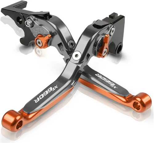 Vista 8 de Para Yamaha XT660R XT660 R 2014 2015 2016 2004-2017 Accesorios de motocicleta motocicleta ajustable extensible freno embrague palancas