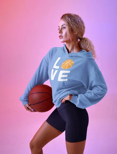 Vista 2 de Tstars Sudadera con capucha de baloncesto Love Gifts para fanáticos del jugador, mujeres, adolescentes y niñas